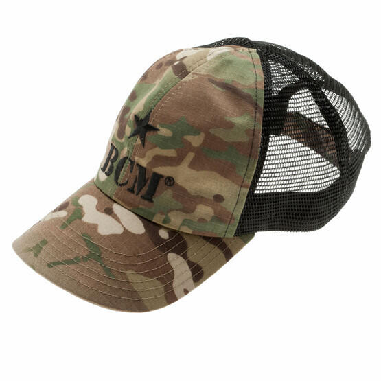 BCM Corps multicam hat from side view